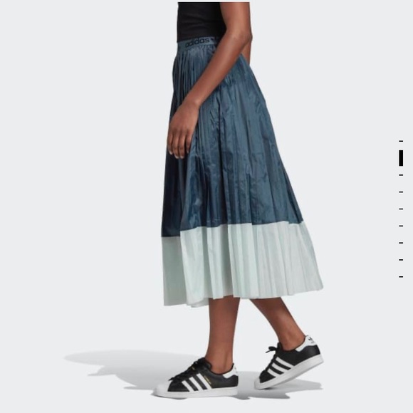 Adidas Pleated Midi Skirt - Picture 2 of 5